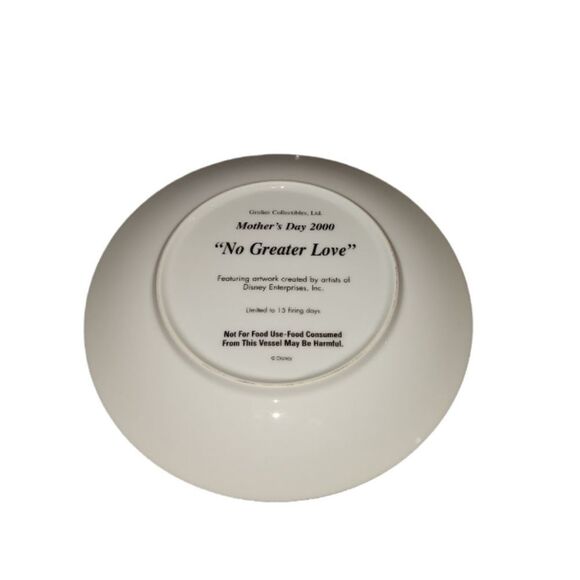 Walt Disney Grolier Collectibles Plate 2000 - Picture 2 of 2